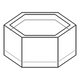 Polar Mini hexagon tub